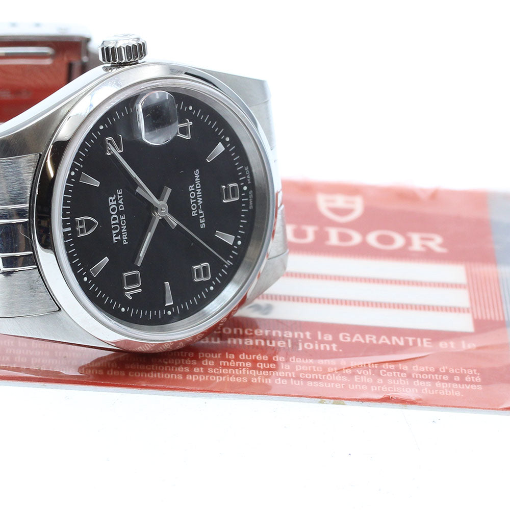 TUDOR 72000 Prince Date Automatic Watch Boys' Size Excellent Condition with Warranty.