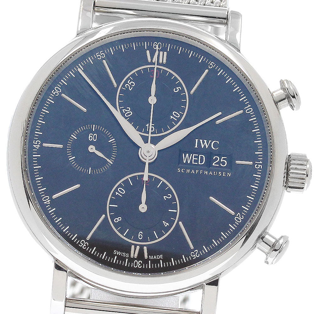 IWC SCHAFFHAUSEN IW391010 Portofino Chronograph Day-Date Automatic Men's Watch