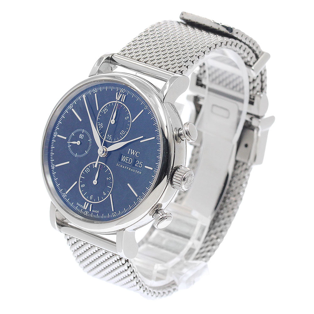 IWC SCHAFFHAUSEN IW391010 Portofino Chronograph Day-Date Automatic Men's Watch