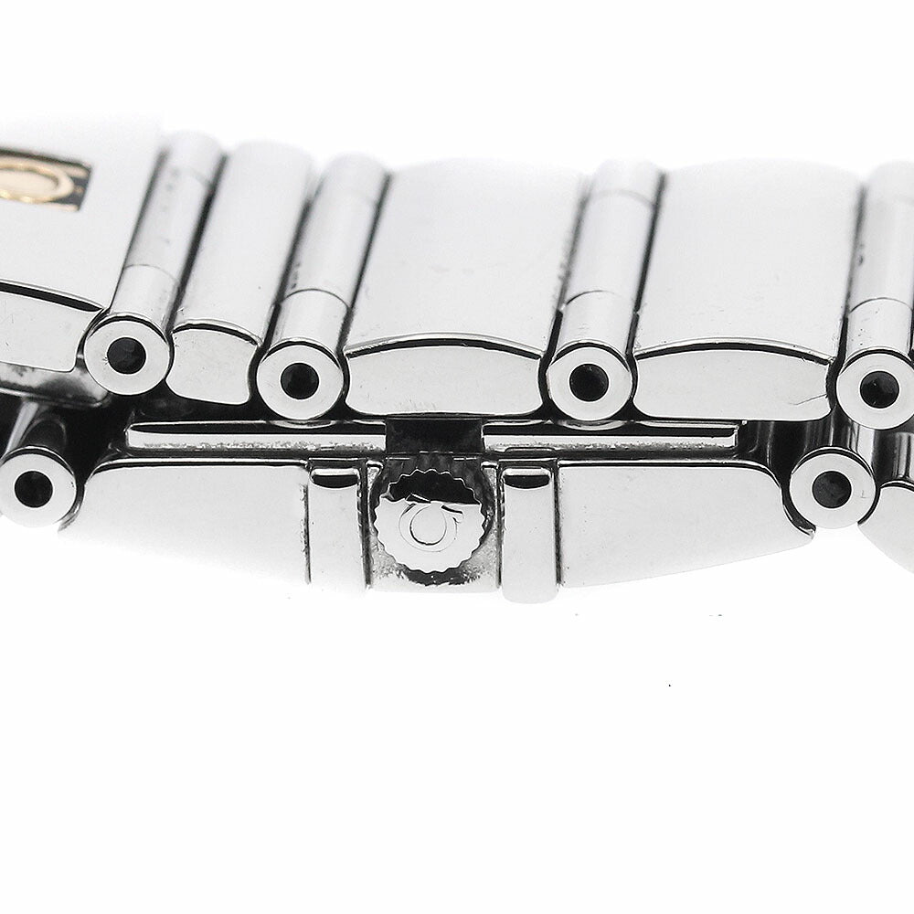 OMEGA 1528.46 Constellation Carre Quadra 4P Diamond Bezel Quartz Ladies