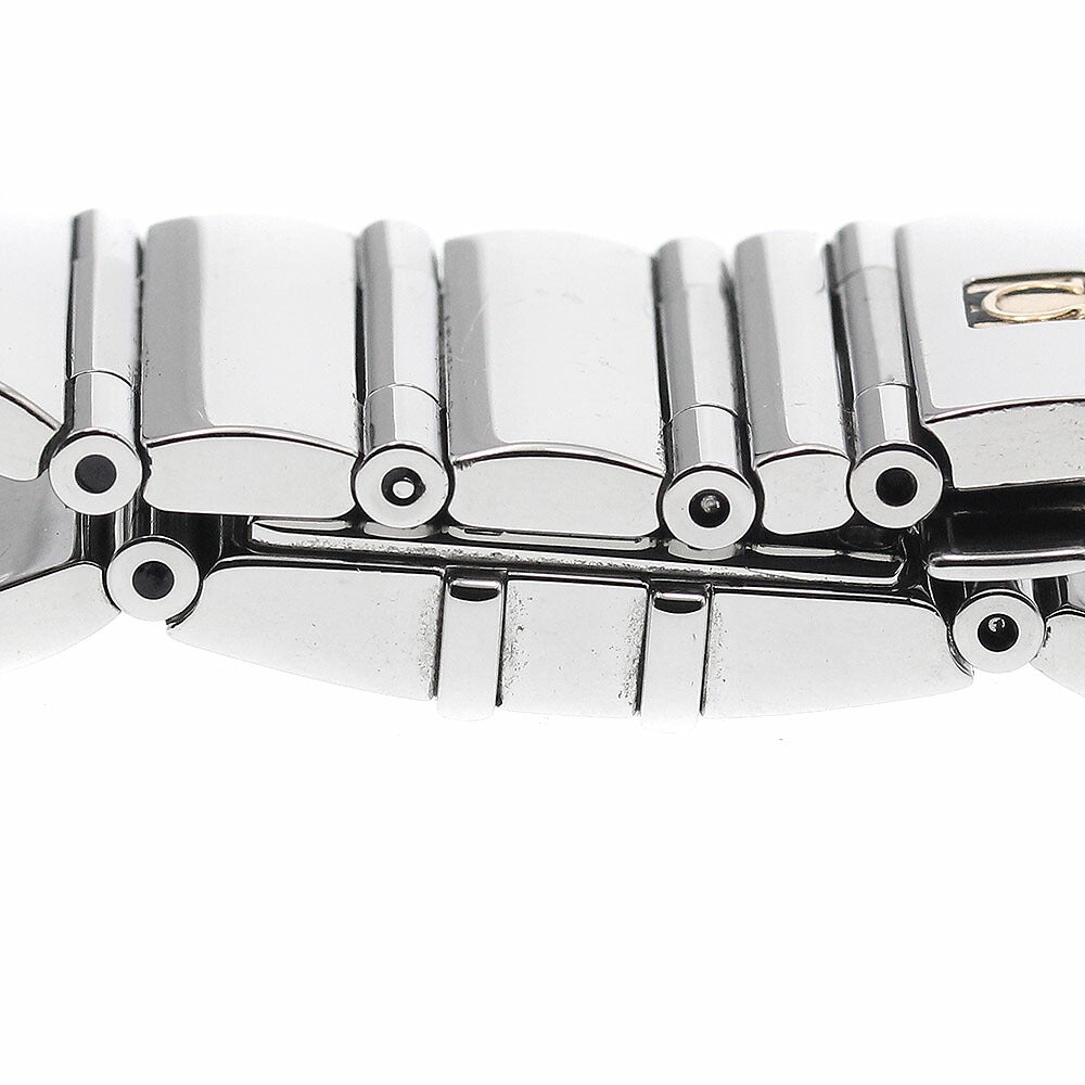 OMEGA 1528.46 Constellation Carre Quadra 4P Diamond Bezel Quartz Ladies