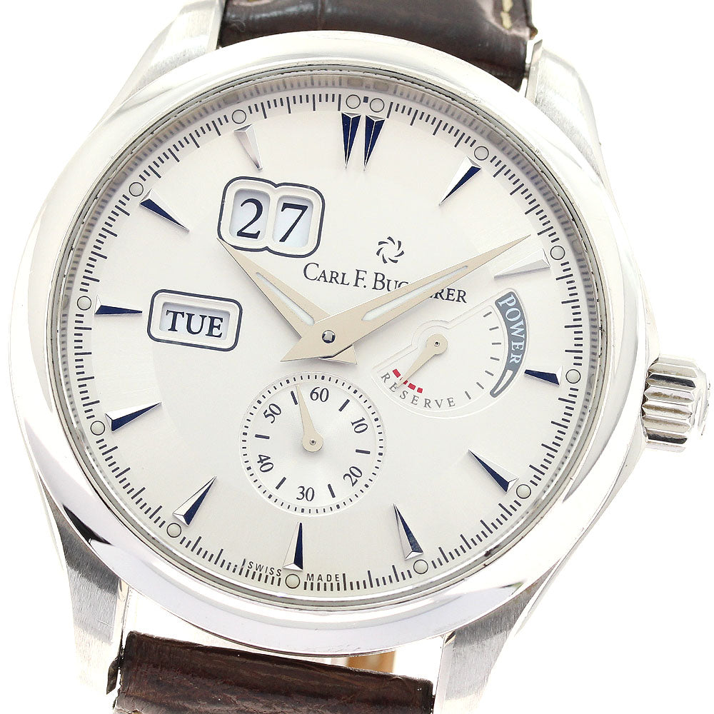 CARL F.BUCHERER 10912.08 Manero Day-Date Power Reserve Automatic Men's Watch