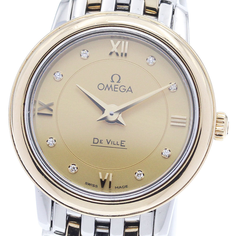 OMEGA 424.20.24.60.58.001 De Ville Prestige 8-Diamond Quartz Ladies Watch