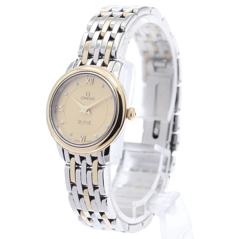OMEGA 424.20.24.60.58.001 De Ville Prestige 8-Diamond Quartz Ladies Watch