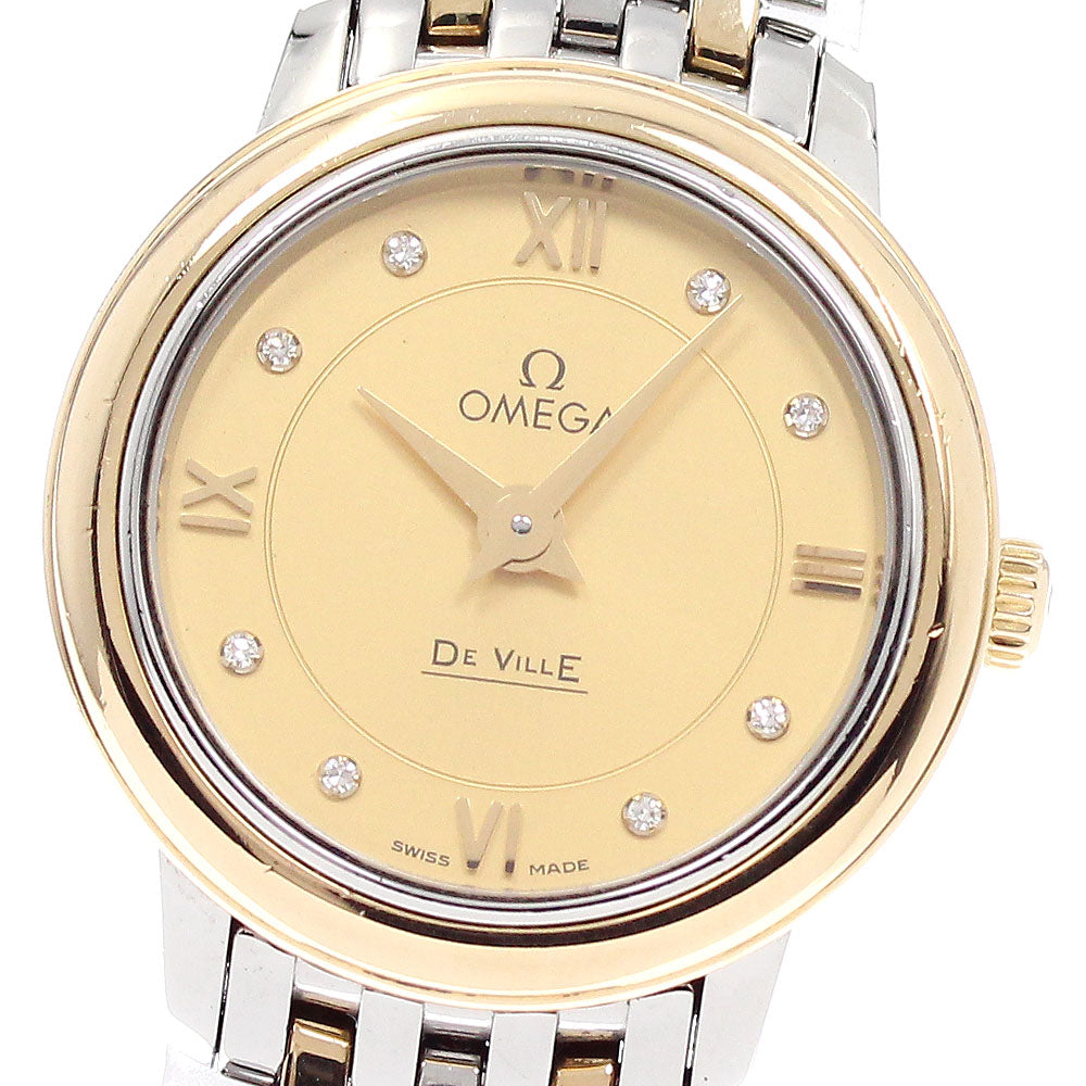 OMEGA 424.20.24.60.58.001 De Ville Prestige 8-Diamond Quartz Ladies Watch