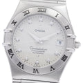 OMEGA 1504.35 Constellation 50th Anniversary Date 11P Diamond Automatic Men's Watch (Good Condition)