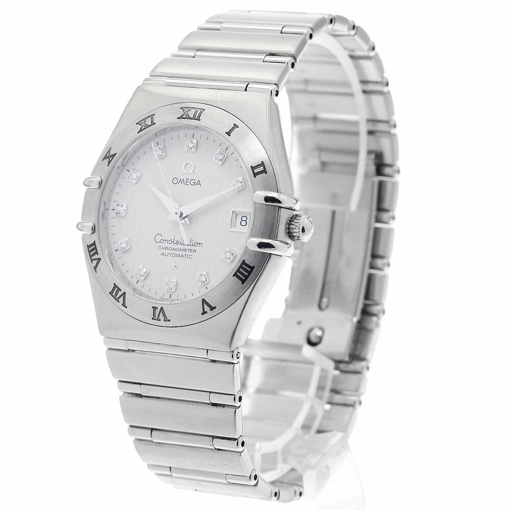 OMEGA 1504.35 Constellation 50th Anniversary Date 11P Diamond Automatic Men's Watch (Good Condition)