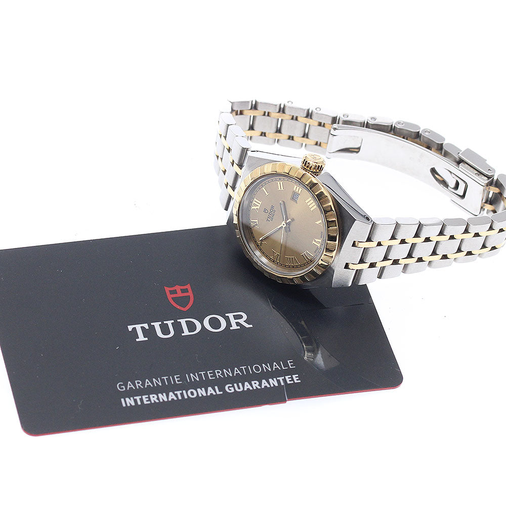 TUDOR 28303 Royal Date YG Combination Automatic Ladies Watch with Warranty