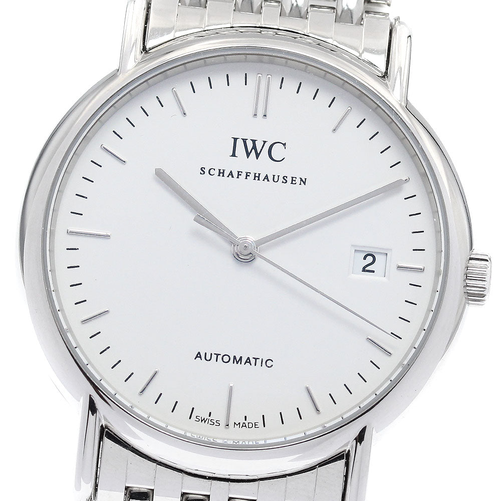 IWC SCHAFFHAUSEN IW353303 Portofino Date Automatic Men's Watch Excellent Condition with Warranty.