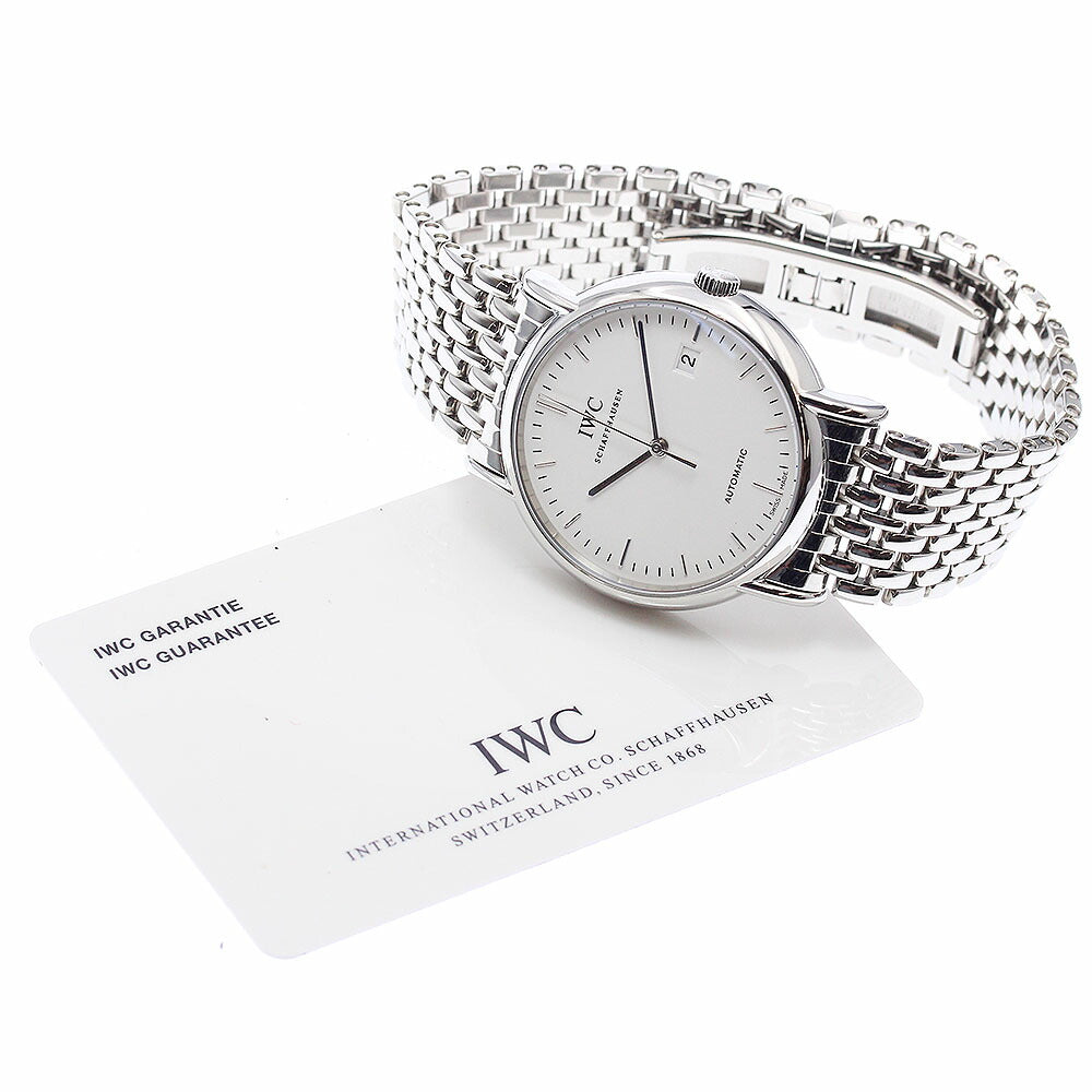 IWC SCHAFFHAUSEN IW353303 Portofino Date Automatic Men's Watch Excellent Condition with Warranty.