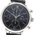 IWC SCHAFFHAUSEN IW391008 Portofino Day-Date Chronograph Automatic Men's Watch (Good Condition)