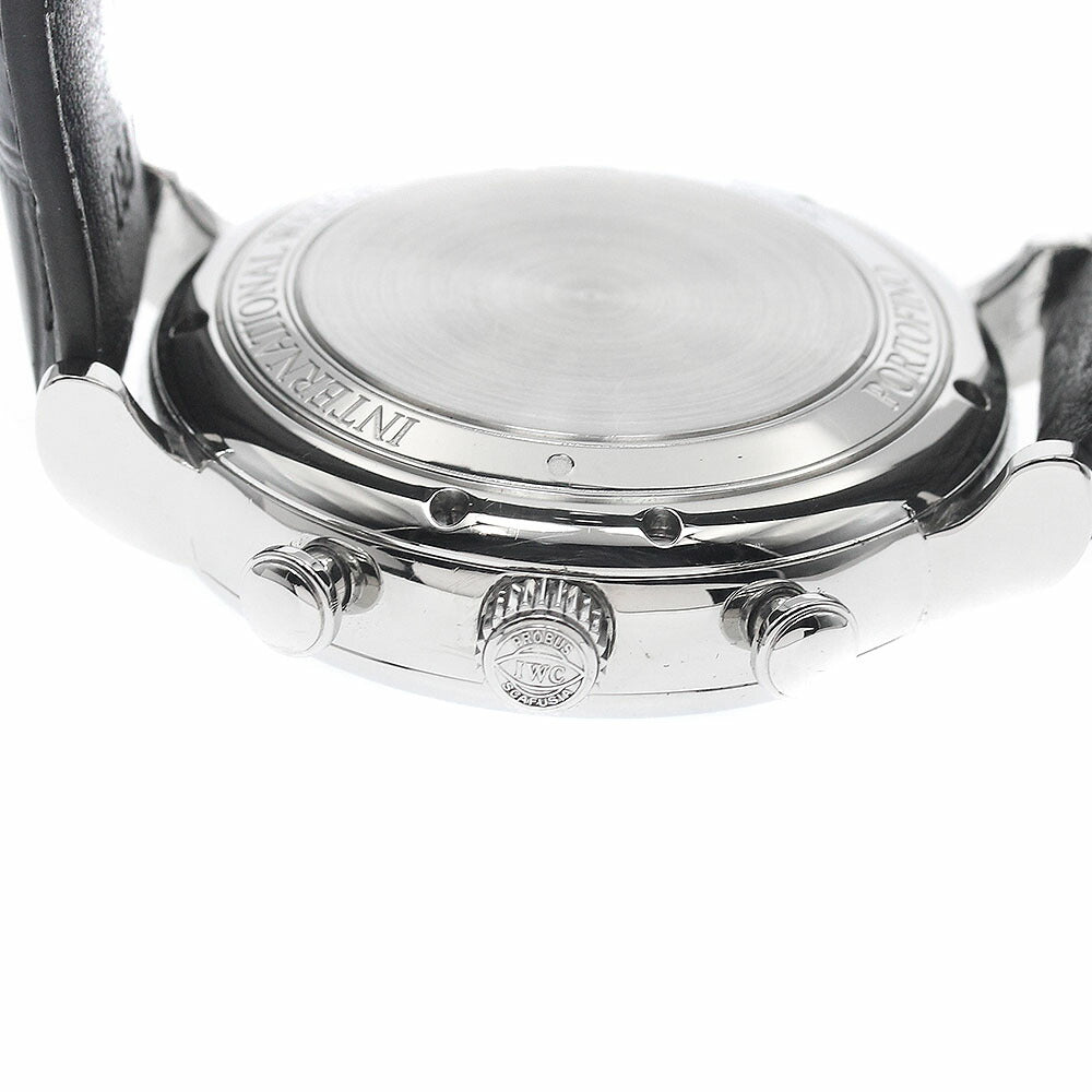 IWC SCHAFFHAUSEN IW391008 Portofino Day-Date Chronograph Automatic Men's Watch (Good Condition)