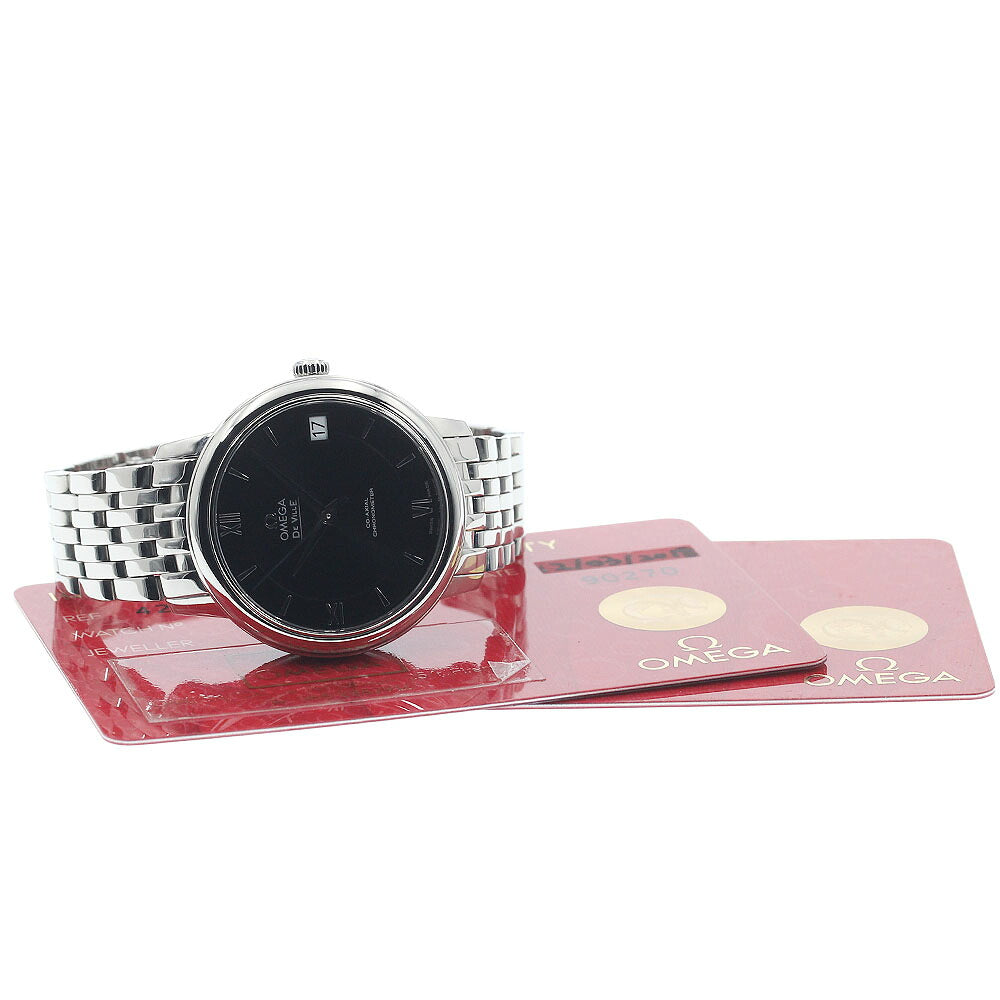 OMEGA 424.10.33.20.01.001 De Ville Prestige Date Automatic Ladies' Watch Excellent Condition with Warranty.
