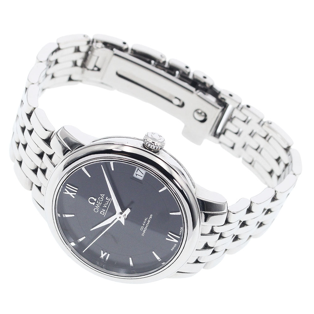 OMEGA 424.10.33.20.01.001 De Ville Prestige Date Automatic Ladies' Watch Excellent Condition with Warranty.