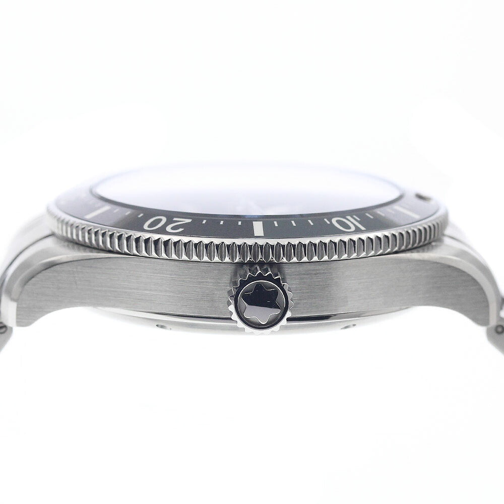 MONTBLANC MB129371/7578 Ice Sea Date Automatic Men's Watch Excellent Condition with Box and Warranty Card