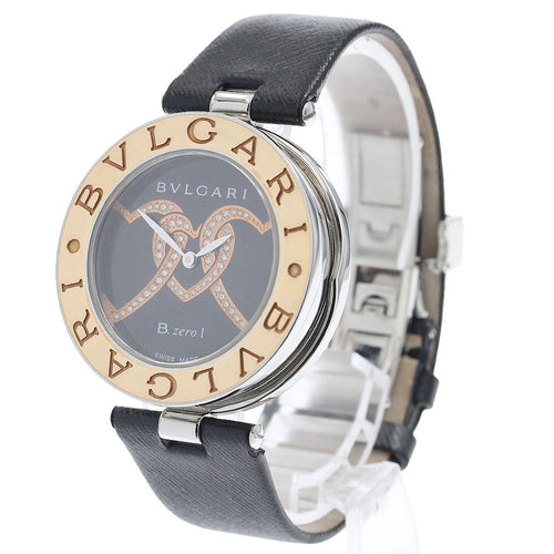 BVLGARI BZP35S B-zero1 Heart Motif Diamond Quartz Women's Watch