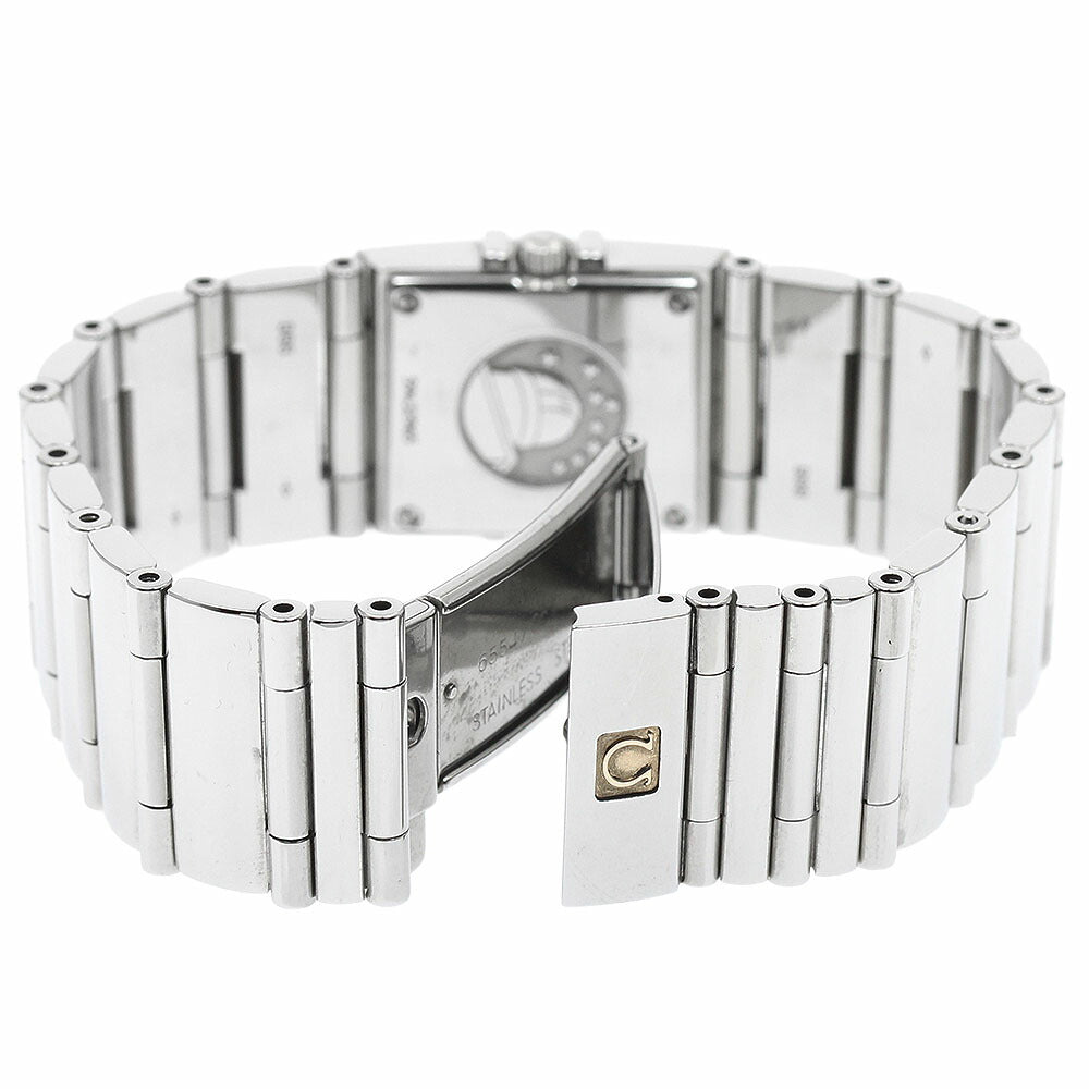 OMEGA 1521.31 Constellation Carre Quadra Quartz Ladies Watch (with box and warranty)