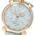 GaGa MILANO 5011.03 Manuale 48 Small Seconds Hand-wound Men's Watch Excellent Condition with Box and Warranty Card