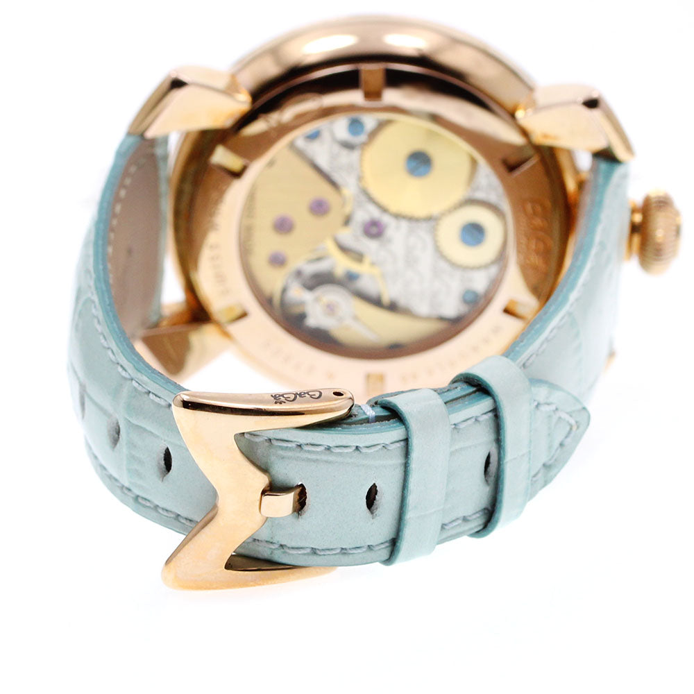 GaGa MILANO 5011.03 Manuale 48 Small Seconds Hand-wound Men's Watch Excellent Condition with Box and Warranty Card