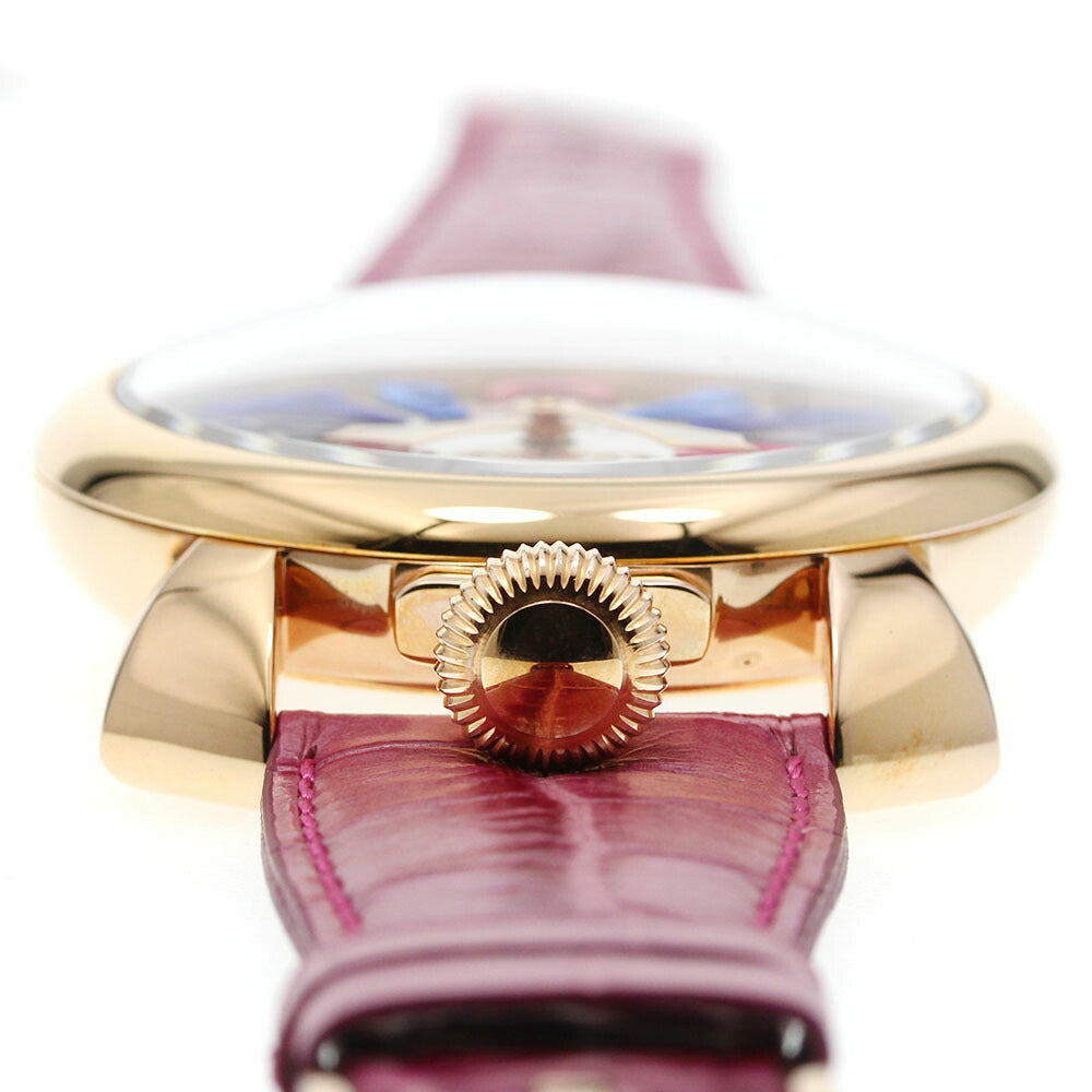 GaGa MILANO 5011.09S Manuale 48 Hand-wound Men's Watch Excellent Condition with Box and Warranty Card