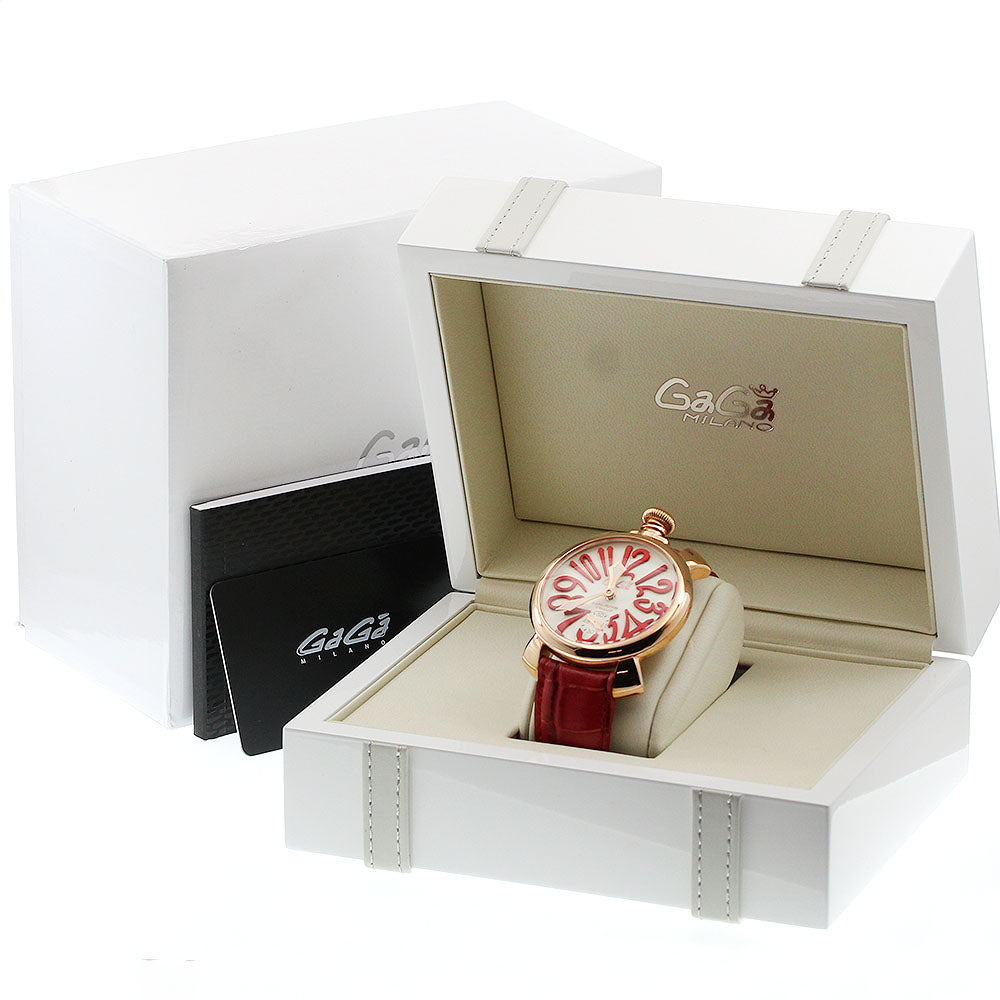 GaGa MILANO 5011.10S Manuale 48 Small Seconds Hand-wound Men's Watch with Box and Warranty Card