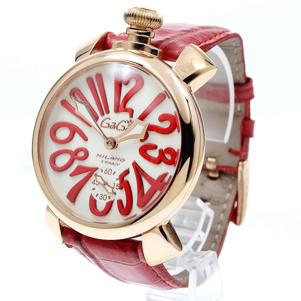 GaGa MILANO 5011.10S Manuale 48 Small Seconds Hand-wound Men's Watch with Box and Warranty Card