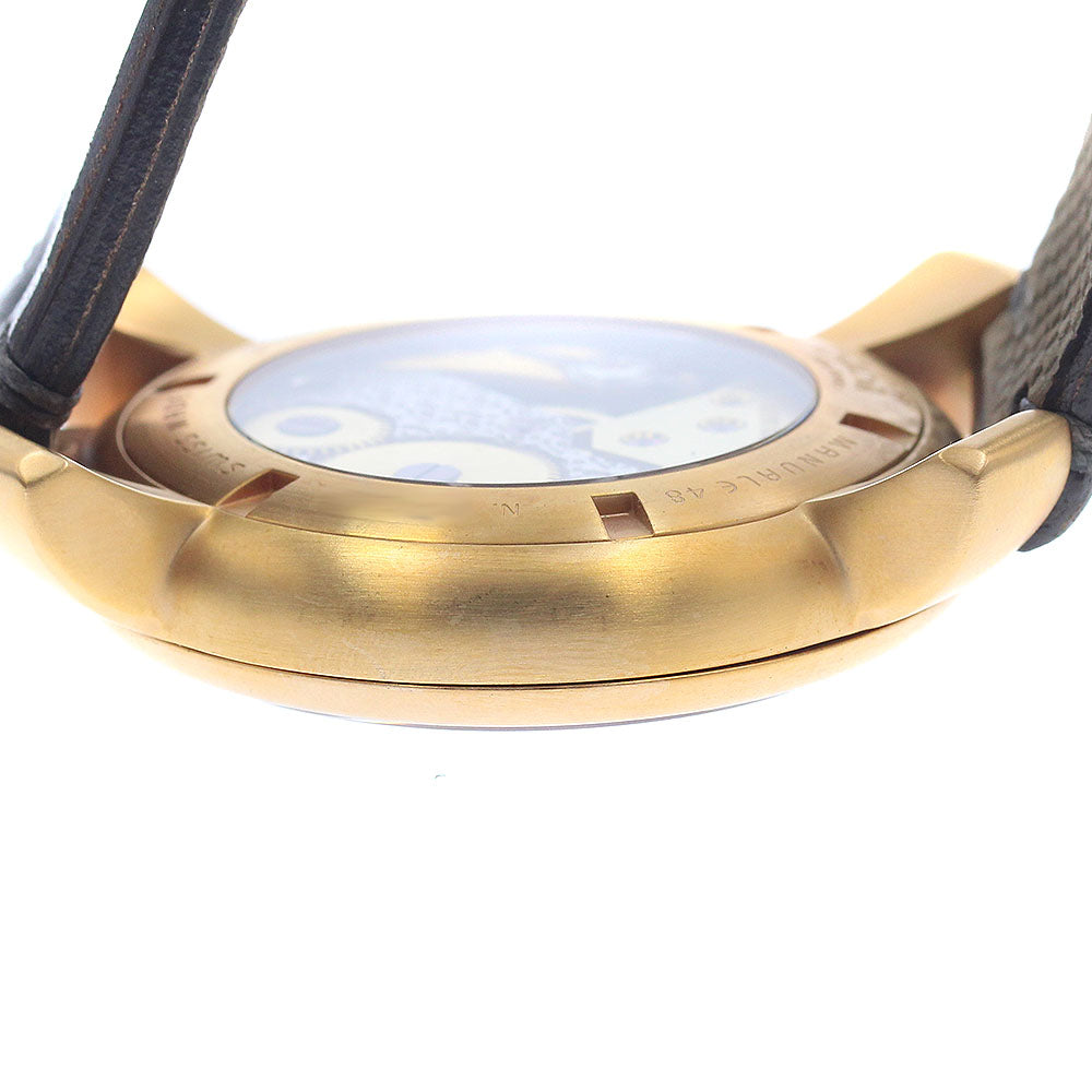 GaGa MILANO 5011ART.01S Manuale 48 Art Collection Hand-wound Men's Watch Excellent Condition with Box