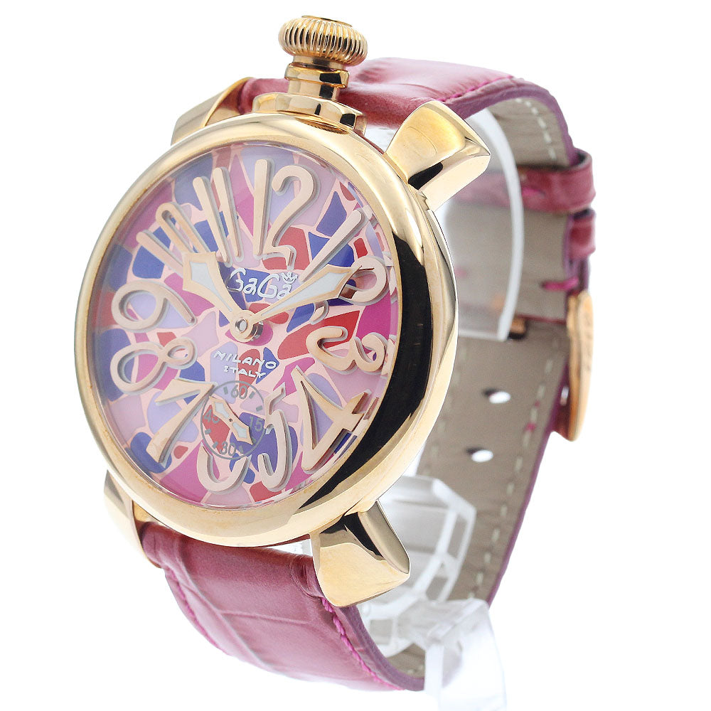 GaGa MILANO 5011.MOS02S Manuale 48 Small Seconds Hand-wound Men's Watch with Box and Warranty Card