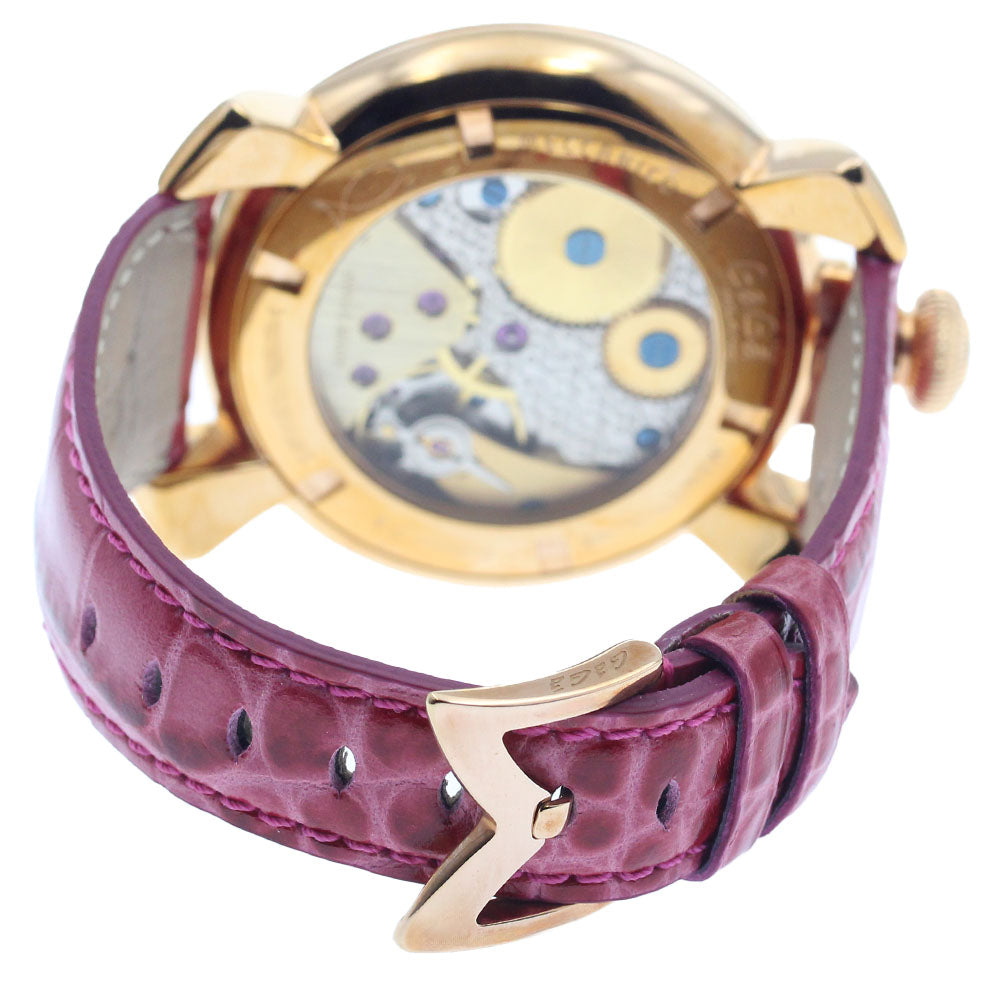 GaGa MILANO 5011.MOS02S Manuale 48 Small Seconds Hand-wound Men's Watch with Box and Warranty Card