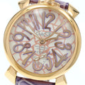 GaGa MILANO 5011MOS 01S Manuale 48 Small Seconds Hand-wound Men's Watch Excellent Condition with Box and Warranty Card