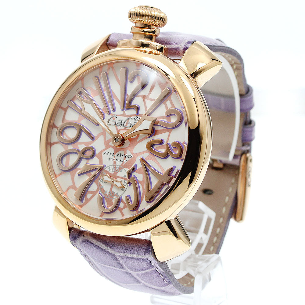 GaGa MILANO 5011MOS 01S Manuale 48 Small Seconds Hand-wound Men's Watch Excellent Condition with Box and Warranty Card