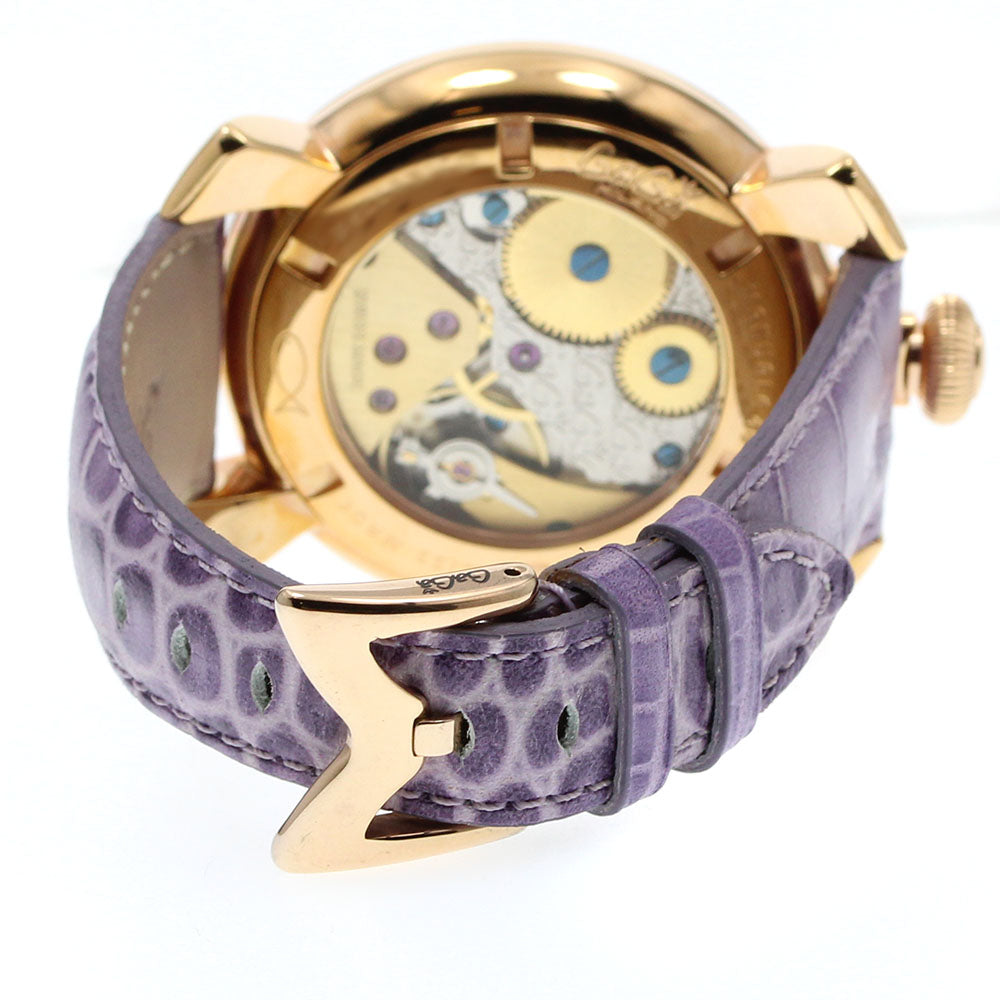 GaGa MILANO 5011MOS 01S Manuale 48 Small Seconds Hand-wound Men's Watch Excellent Condition with Box and Warranty Card