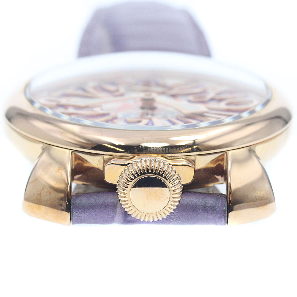 GaGa MILANO 5011MOSAICO01S Manuale 48MM Mosaic Small Seconds Hand-wound Men's Watch with Box and Warranty Card