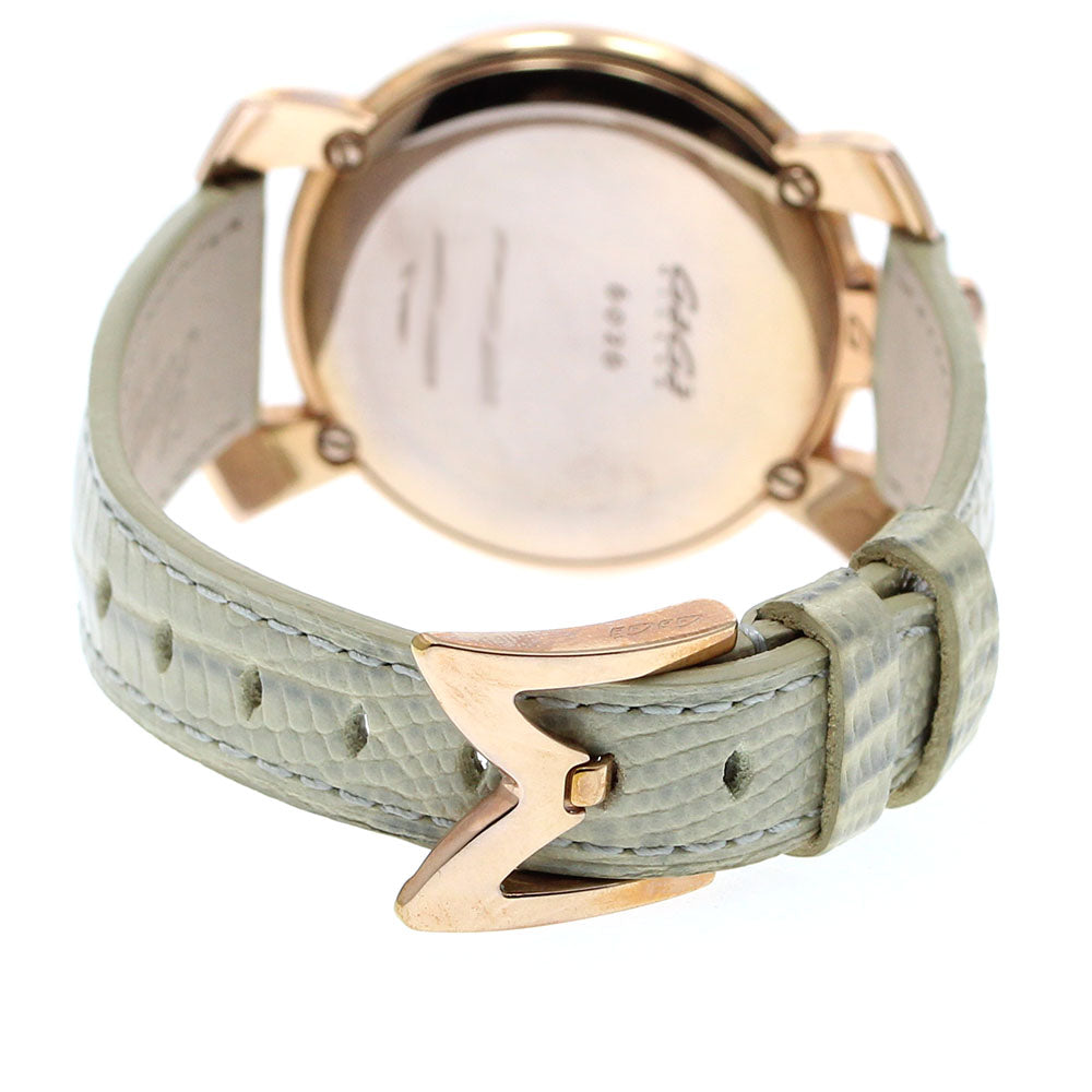 GaGa MILANO 6026.03 Manuale 35 Stones Diamond Bezel Quartz Boys' Watch Excellent Condition with Warranty.