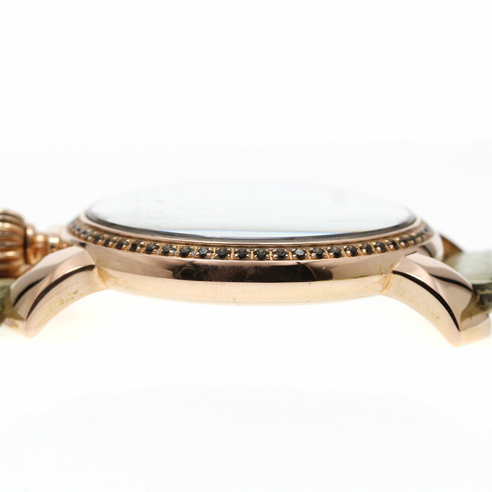 GaGa MILANO 6026.03 Manuale 35 Stones Diamond Bezel Quartz Boys' Watch Excellent Condition with Warranty.