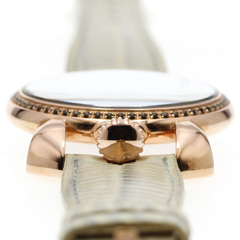 GaGa MILANO 6026.03 Manuale 35 Stones Diamond Bezel Quartz Boys' Watch Excellent Condition with Warranty.
