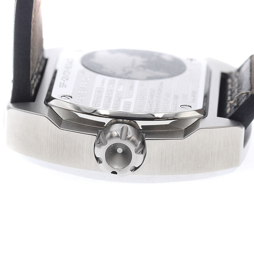 SEVENFRIDAY SF-Q1/01 Essence Power Reserve Date Automatic Men's Watch Excellent Condition with Inner Box and Warranty Card.