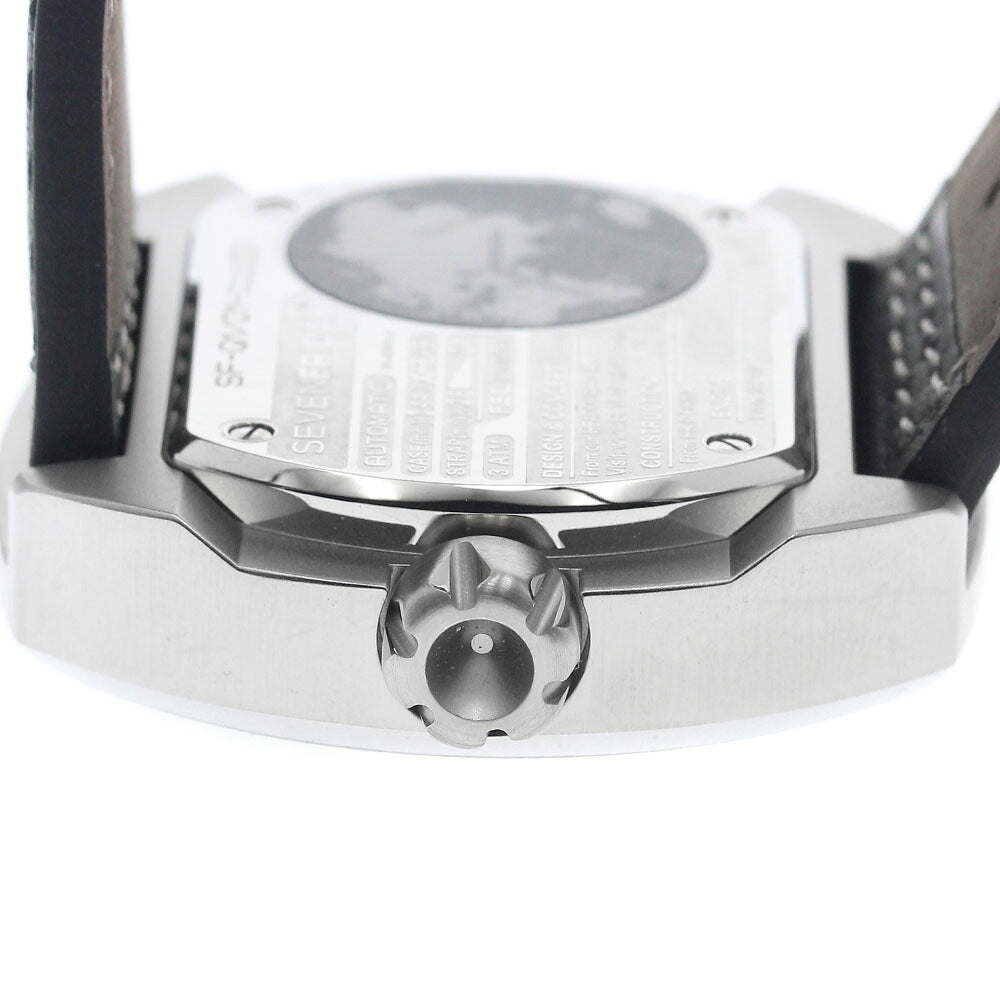 SEVENFRIDAY SF-Q1/01 Q Series Essence Power Reserve Date Automatic Men's Watch Excellent Condition with Inner Box and Warranty Card