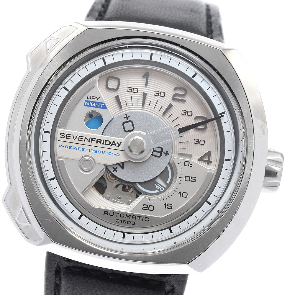 SEVENFRIDAY SF-V1/01 SF Series Small Seconds Day & Night Automatic Men's Watch (Comes with inner box and warranty)