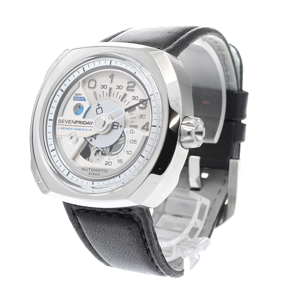 SEVENFRIDAY SF-V1/01 SF Series Small Seconds Day & Night Automatic Men's Watch (Comes with inner box and warranty)