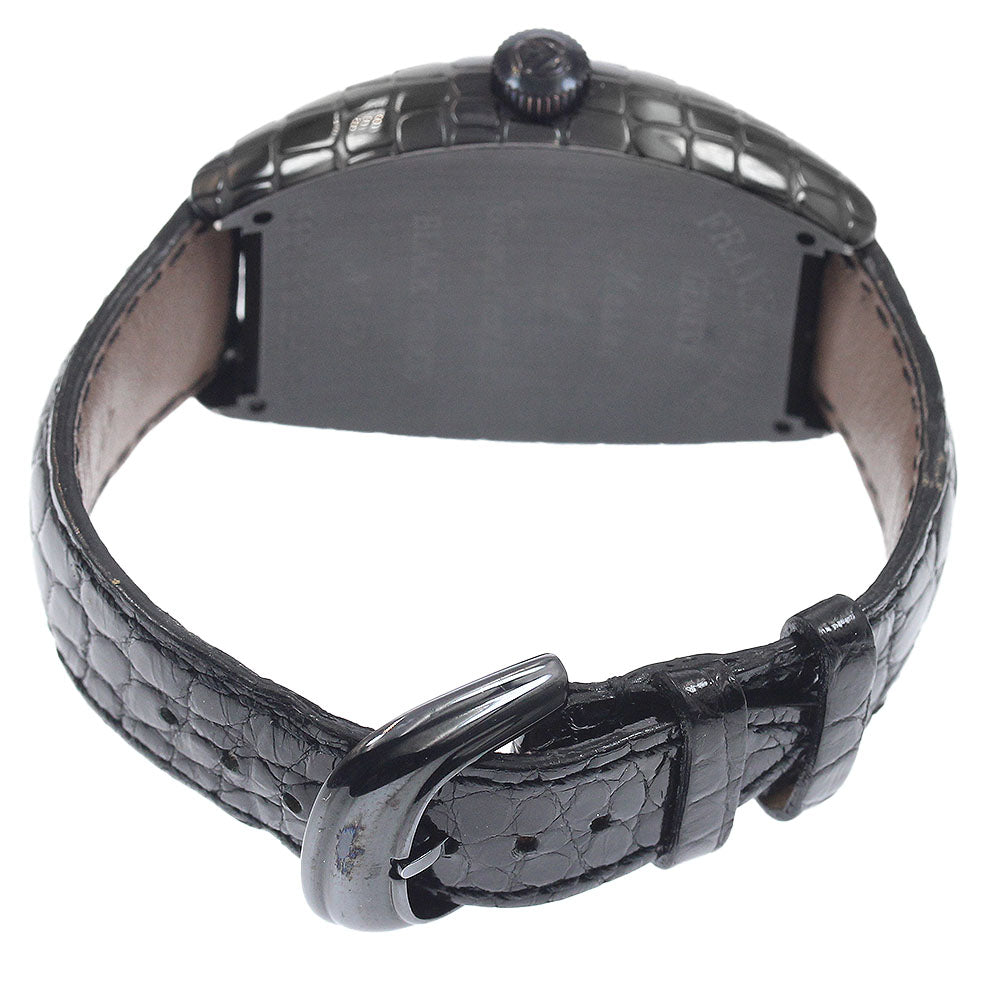 FRANCK MULLER 8880SCBLKCRO Tonneau Curvex Black Crocodile Automatic Men's Watch
