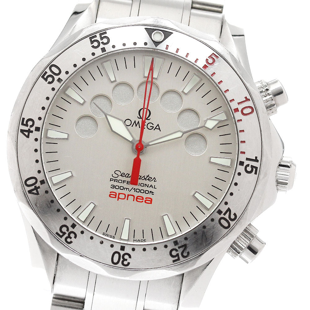 OMEGA 2595.30 Seamaster 300 Apnea Jacques Mayol Chronograph Automatic Men's Watch with Warranty