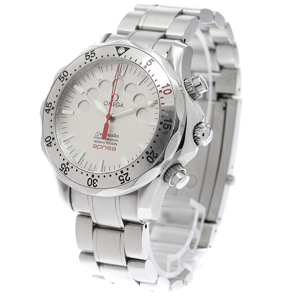 OMEGA 2595.30 Seamaster 300 Apnea Jacques Mayol Chronograph Automatic Men's Watch with Warranty