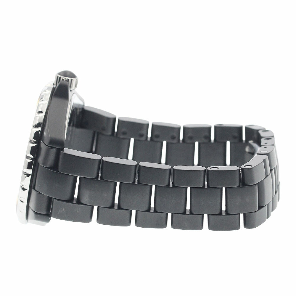 CHANEL H3101 J12 GMT Matte Black Automatic Men's Watch with Warranty Card