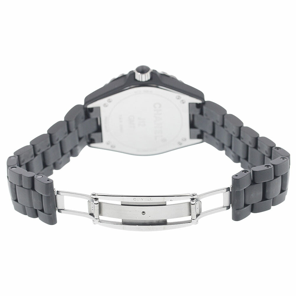 CHANEL H3101 J12 GMT Matte Black Automatic Men's Watch with Warranty Card