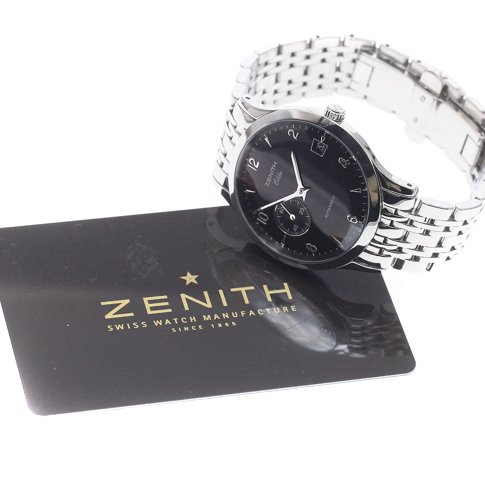 ZENITH 01/02.1125.680 Class Elite Date Small Seconds Automatic Men's Watch with Warranty