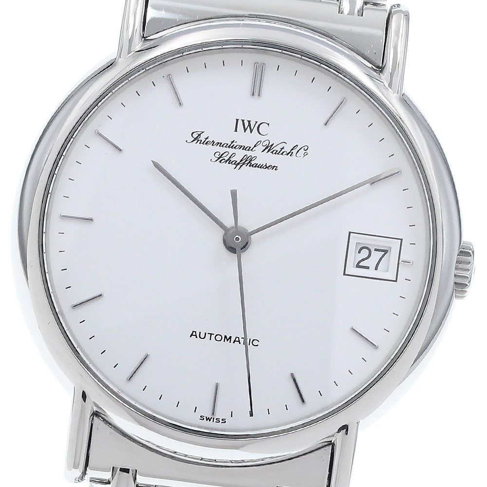 IWC SCHAFFHAUSEN IW351318 Portofino Date Automatic Men's Watch (Good Condition)