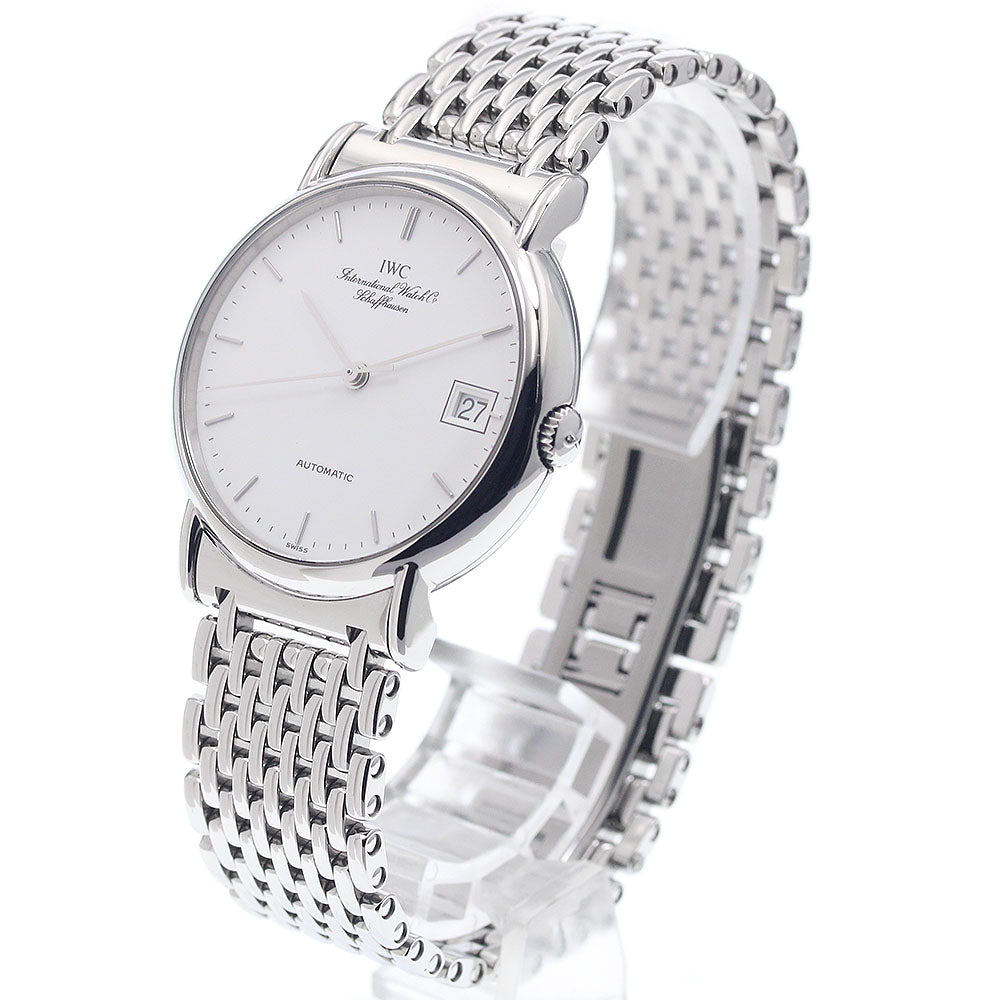 IWC SCHAFFHAUSEN IW351318 Portofino Date Automatic Men's Watch (Good Condition)