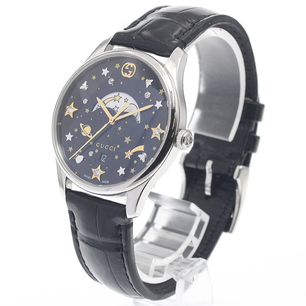 GUCCI 126.4/YA1264091 G-Timeless Moonphase Quartz Women's Watch (with inner box and warranty)
