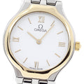 OMEGA De Ville YG Bezel Quartz Ladies Watch